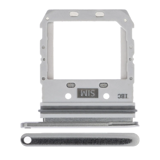 Single Sim Card Tray For Samsung Galaxy S10 5G (Crown Silver)
