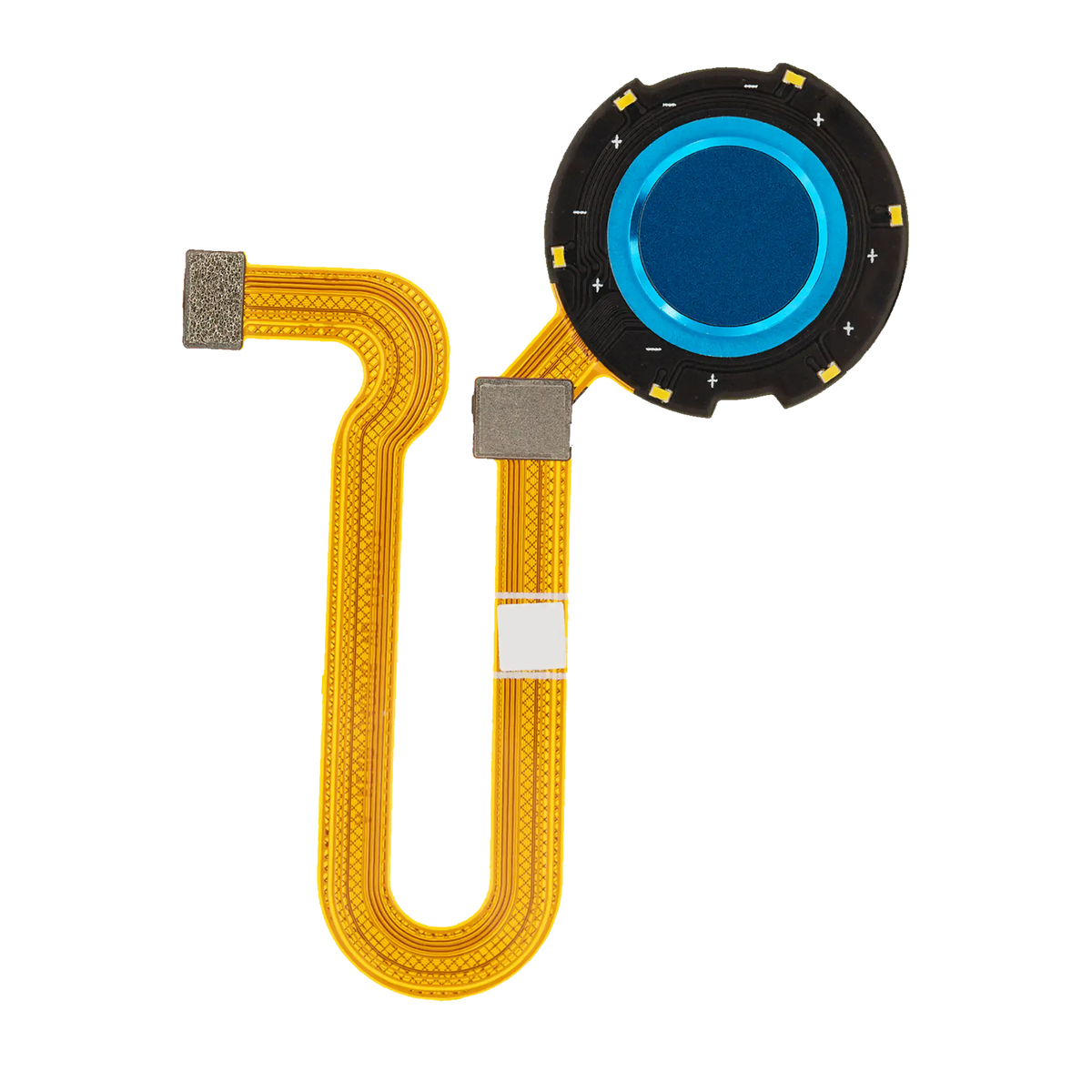 Fingerprint Reader With Flex Cable For Motorola One Hyper (XT2027 / 2020) (Deepsea Blue) - Motorola replacement part - product image 1 - SKU 107082023413