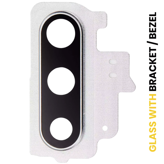 Back Camera Lens With Bracket / Bezel For Samsung Galaxy Note 10 (Aura White)