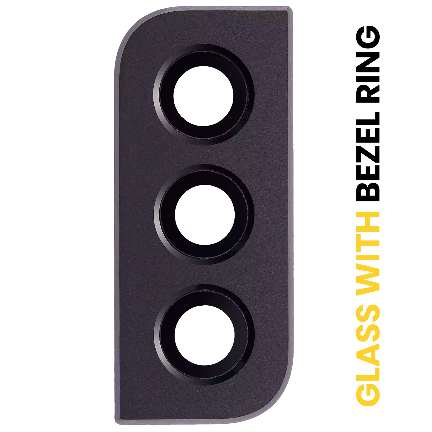 Back Camera Lens With Bezel Ring For Samsung Galaxy S22 / S22 Plus (Phantom Black)