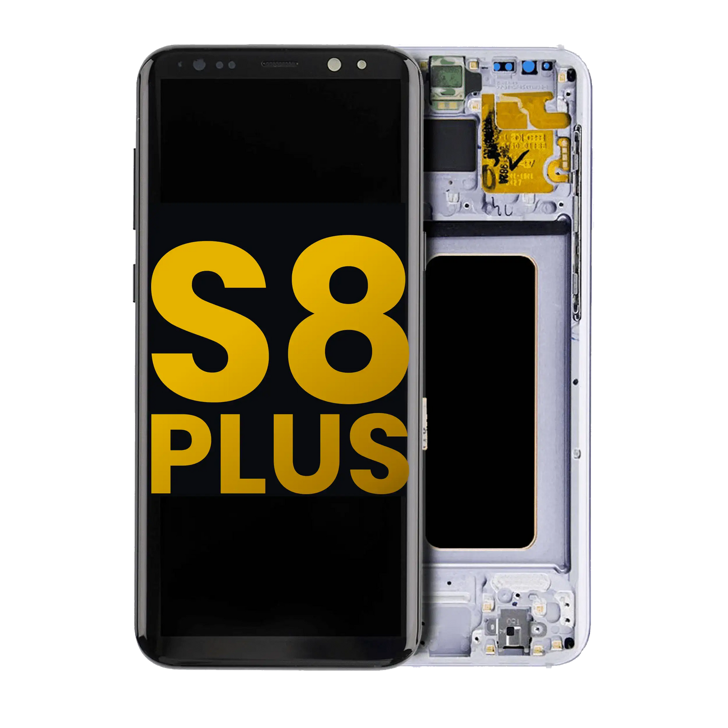 OLED Assembly With Frame For Samsung Galaxy S8 Plus (Refurbished) (Orchid Gray)