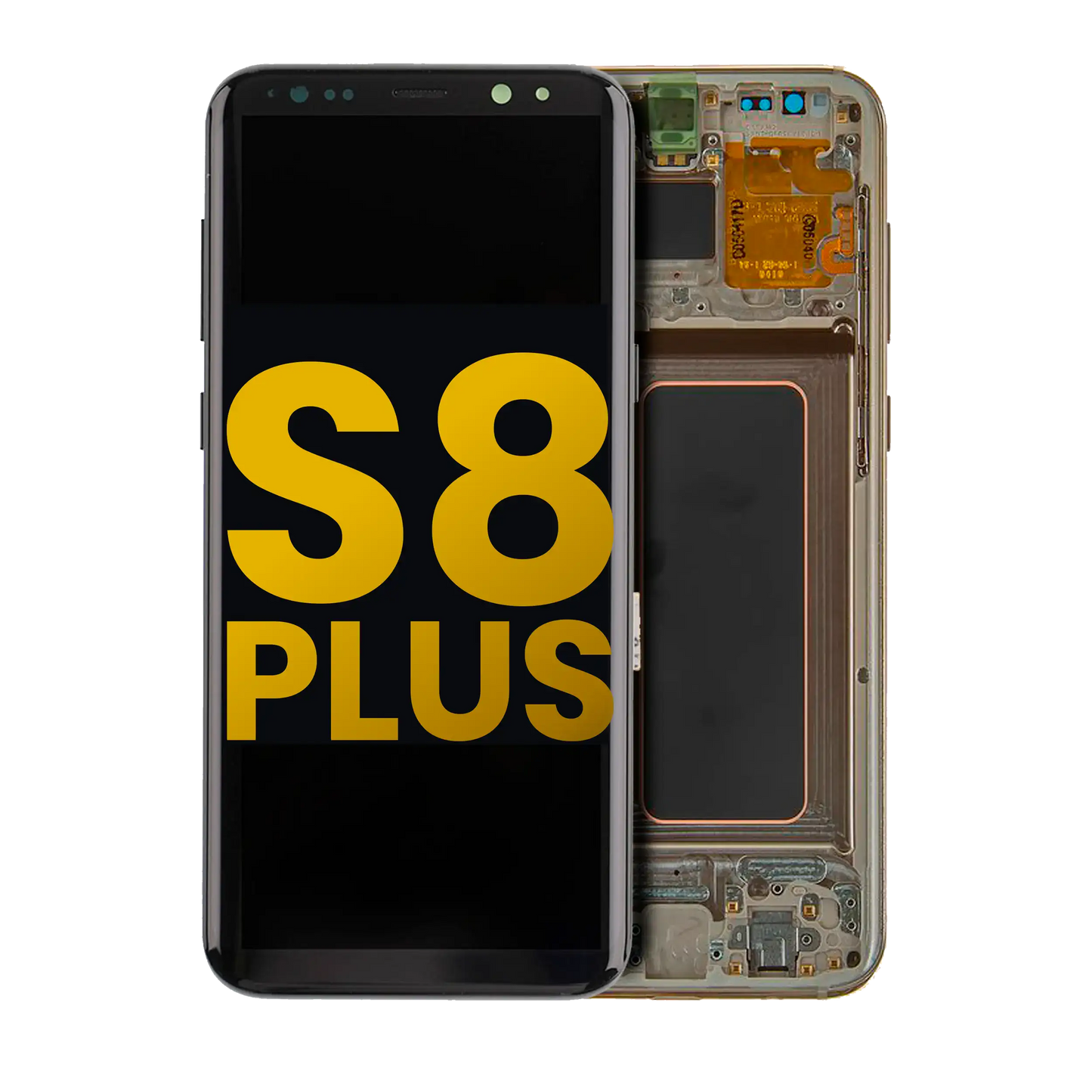 OLED Assembly With Frame For Samsung Galaxy S8 Plus (Refurbished) (Maple Gold)