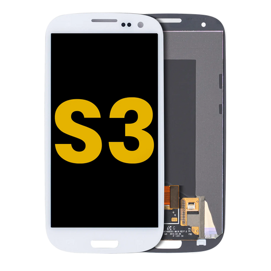 LCD Assembly Without Frame For Samsung Galaxy S3 (Refurbished) (White)