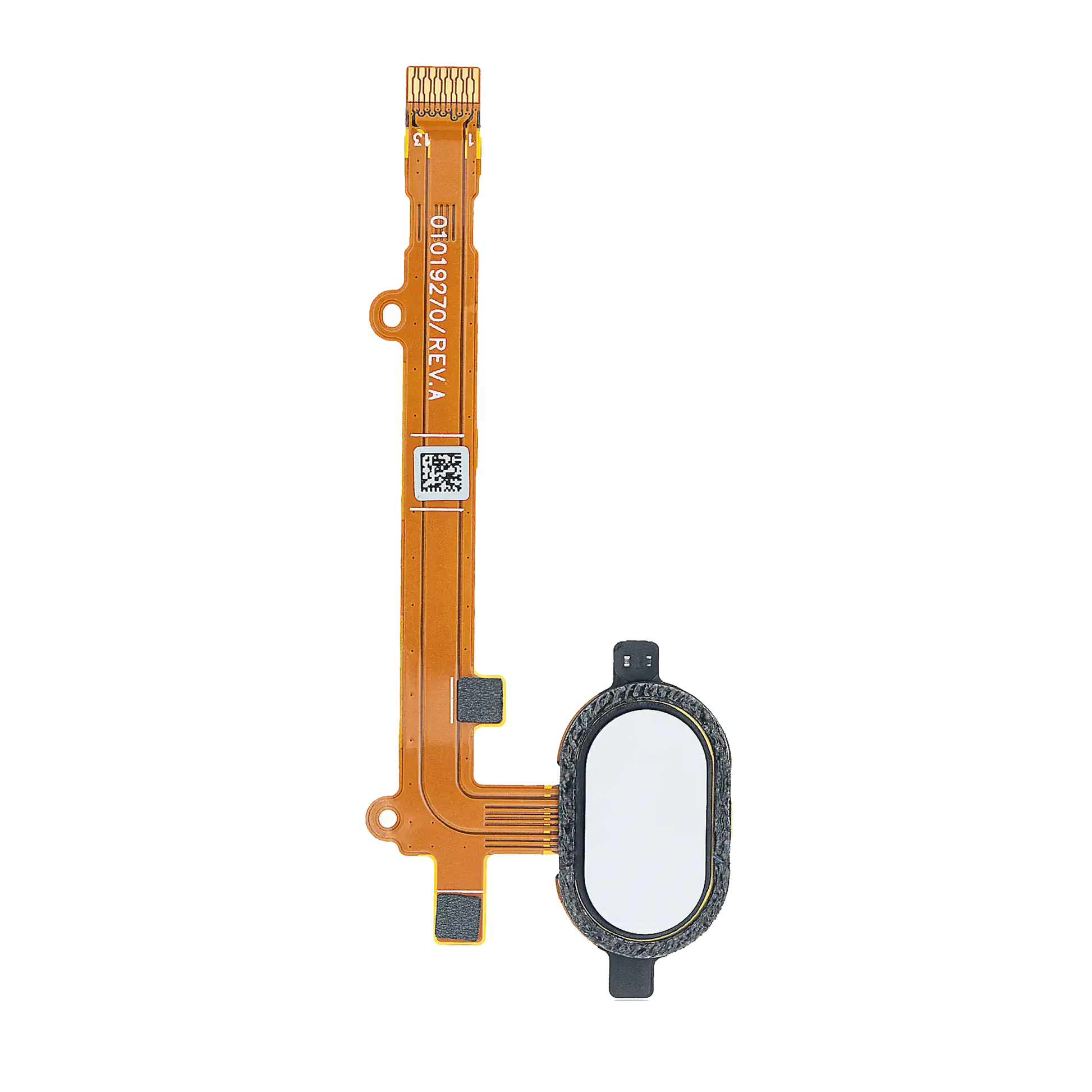 Home Button With Flex Cable For Motorola Moto Z2 Play (XT1710 / 2017) (White) - Motorola replacement part, primary product view, SKU 107082049125