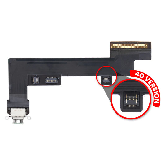 Charging Port Flex Cable For iPad Air 4 / iPad Air 5 (Cellular) (Premium) (Green)