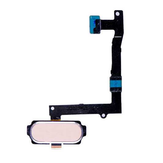 Home Button With Flex Cable For Samsung Galaxy S6 Edge Plus (Gold Platinum)