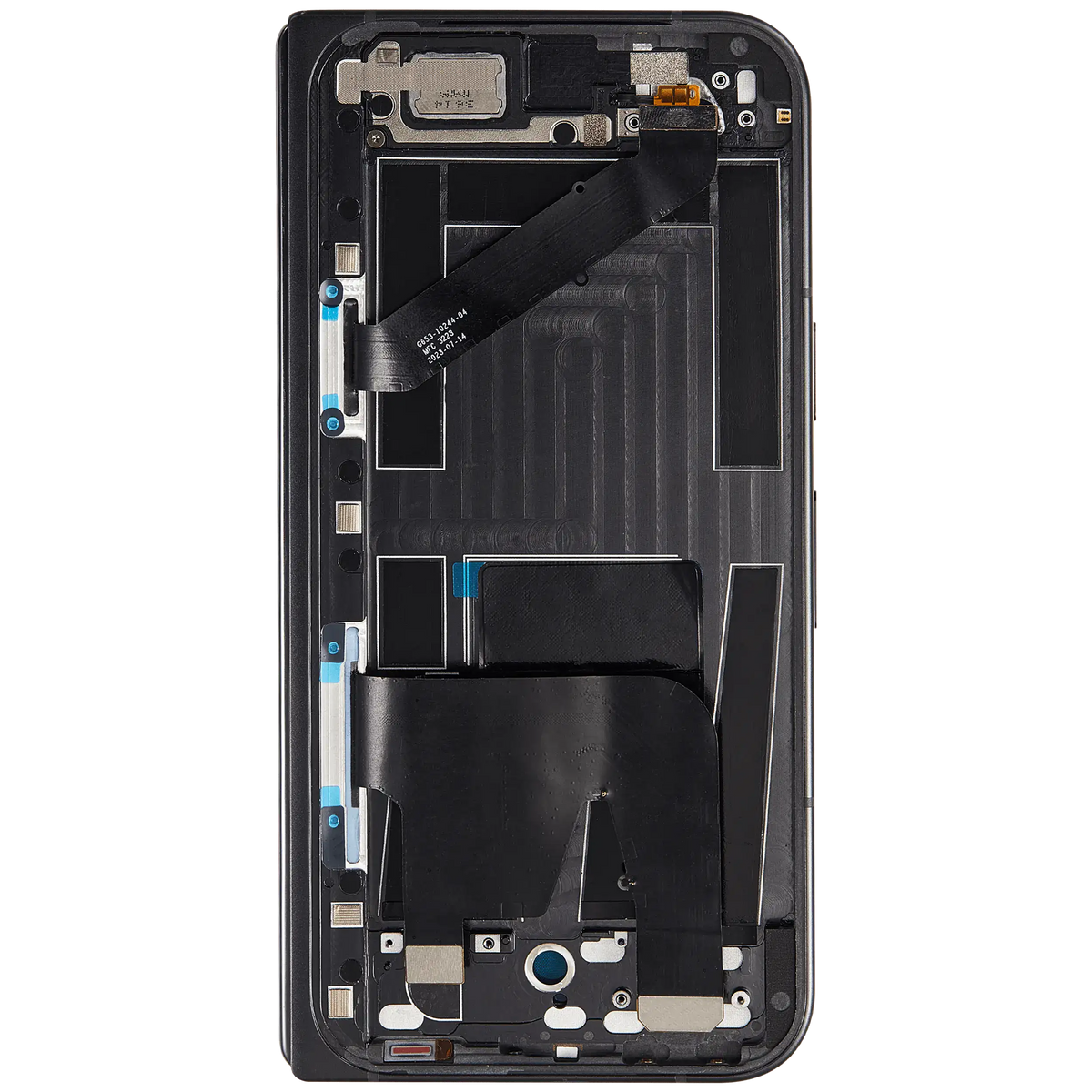 Mid-Frame Housing For Google Pixel 9 Pro Fold (Premium) (Obsidian) - phone repair component product image
