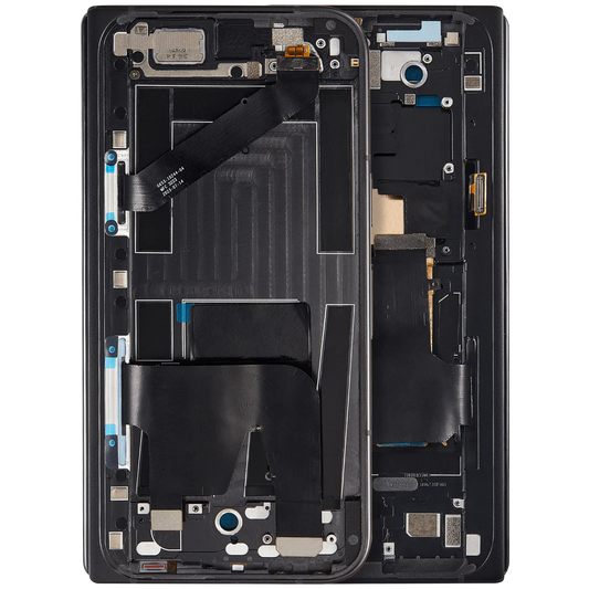 Mid-Frame Housing For Google Pixel 9 Pro Fold (Premium) (Obsidian) - replacement part product view