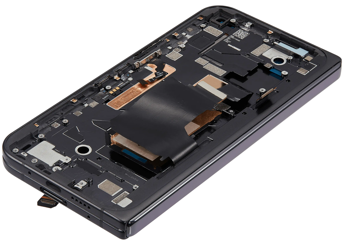 Mid-Frame Housing For Google Pixel 9 Pro Fold (Premium) (Obsidian) - repair component alternate view