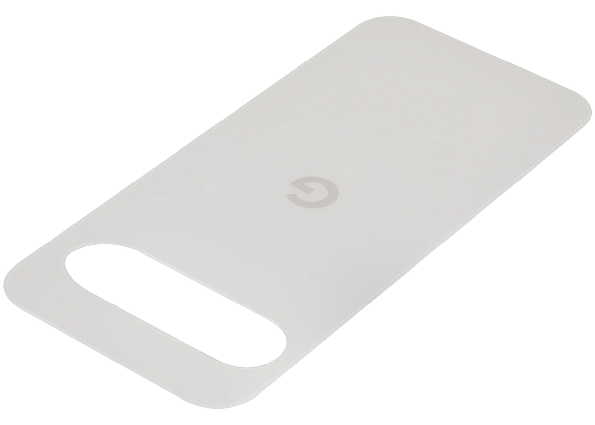 Back Cover Glass For Google Pixel 9 (Used OEM Pull: Grade A) (Porcelain) - phone repair part close-up