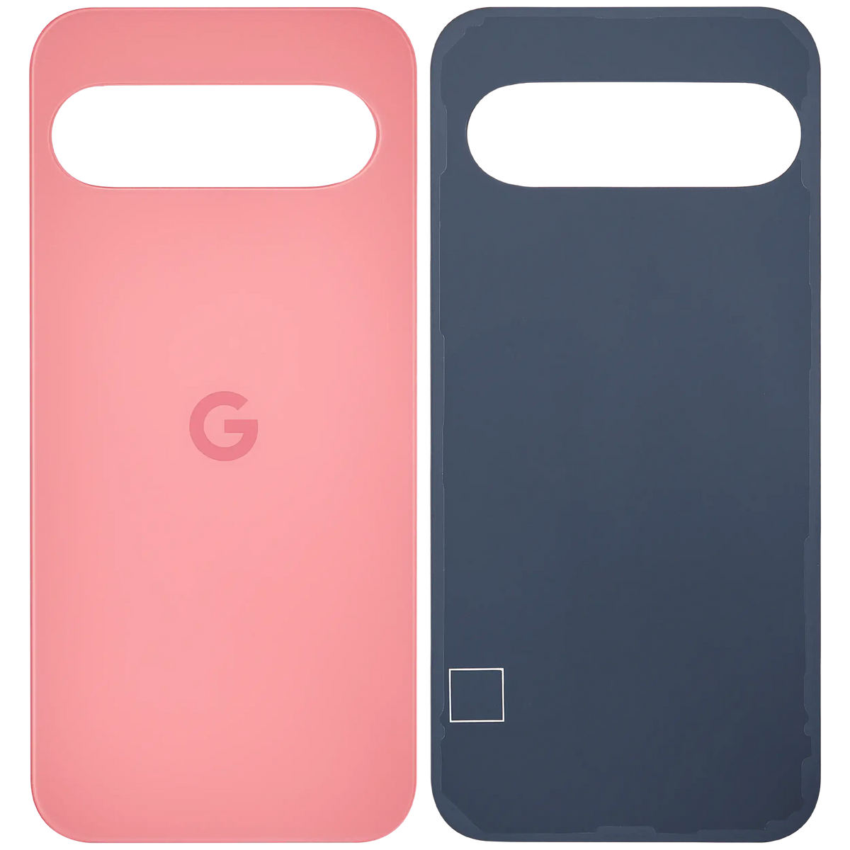 Back Cover Glass For Google Pixel 9 (Used OEM Pull: Grade A) (Peony) - repair component detailed angle