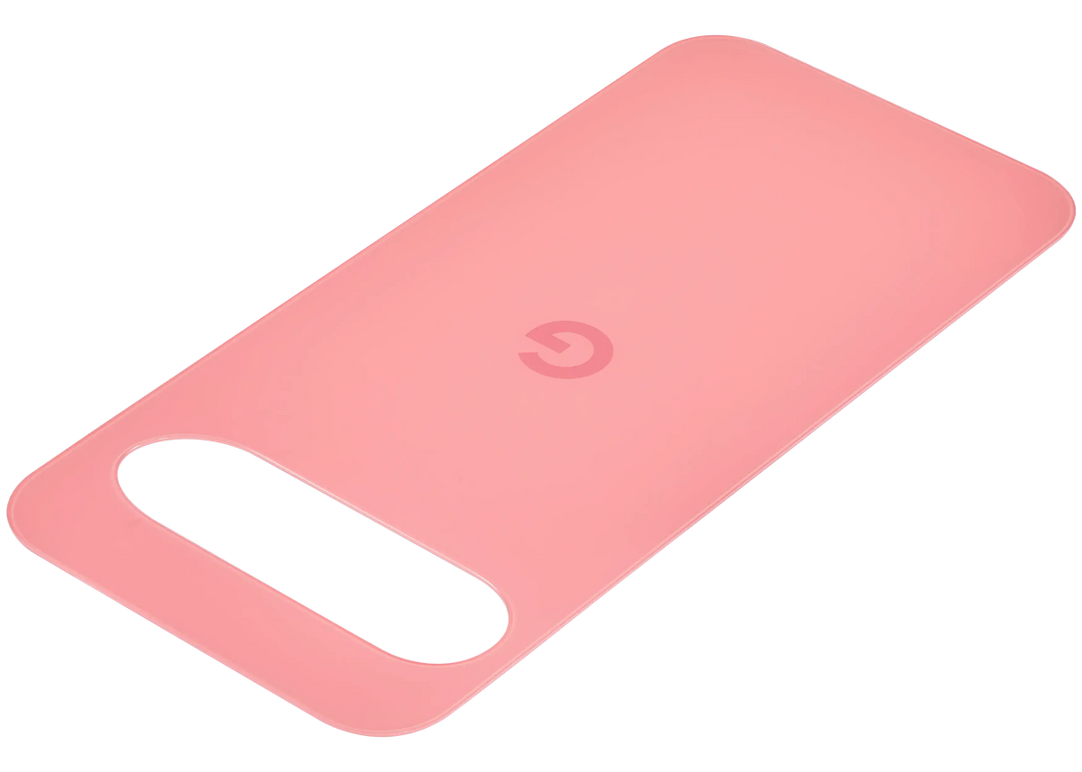 Back Cover Glass For Google Pixel 9 (Used OEM Pull: Grade A) (Peony) - phone repair part close-up