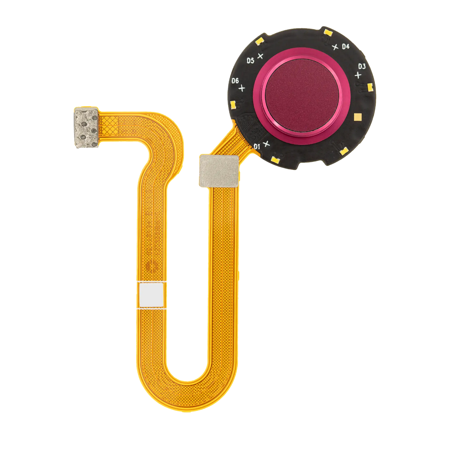 Fingerprint Reader With Flex Cable For Motorola One Hyper (XT2027 / 2020) (Fresh Orchid) - Motorola replacement part - product image 1 - SKU 107082023414