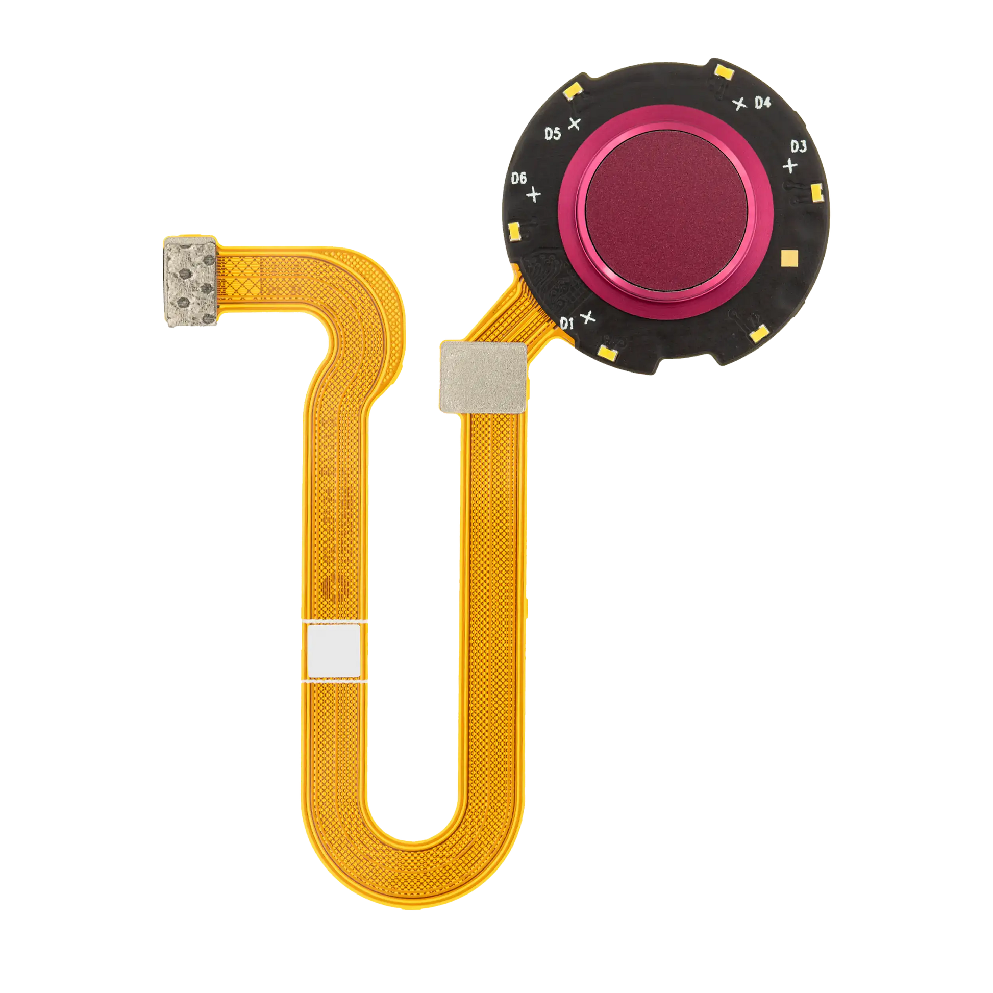 Fingerprint Reader With Flex Cable For Motorola One Hyper (XT2027 / 2020) (Fresh Orchid) - Motorola replacement part - product image 1 - SKU 107082023414