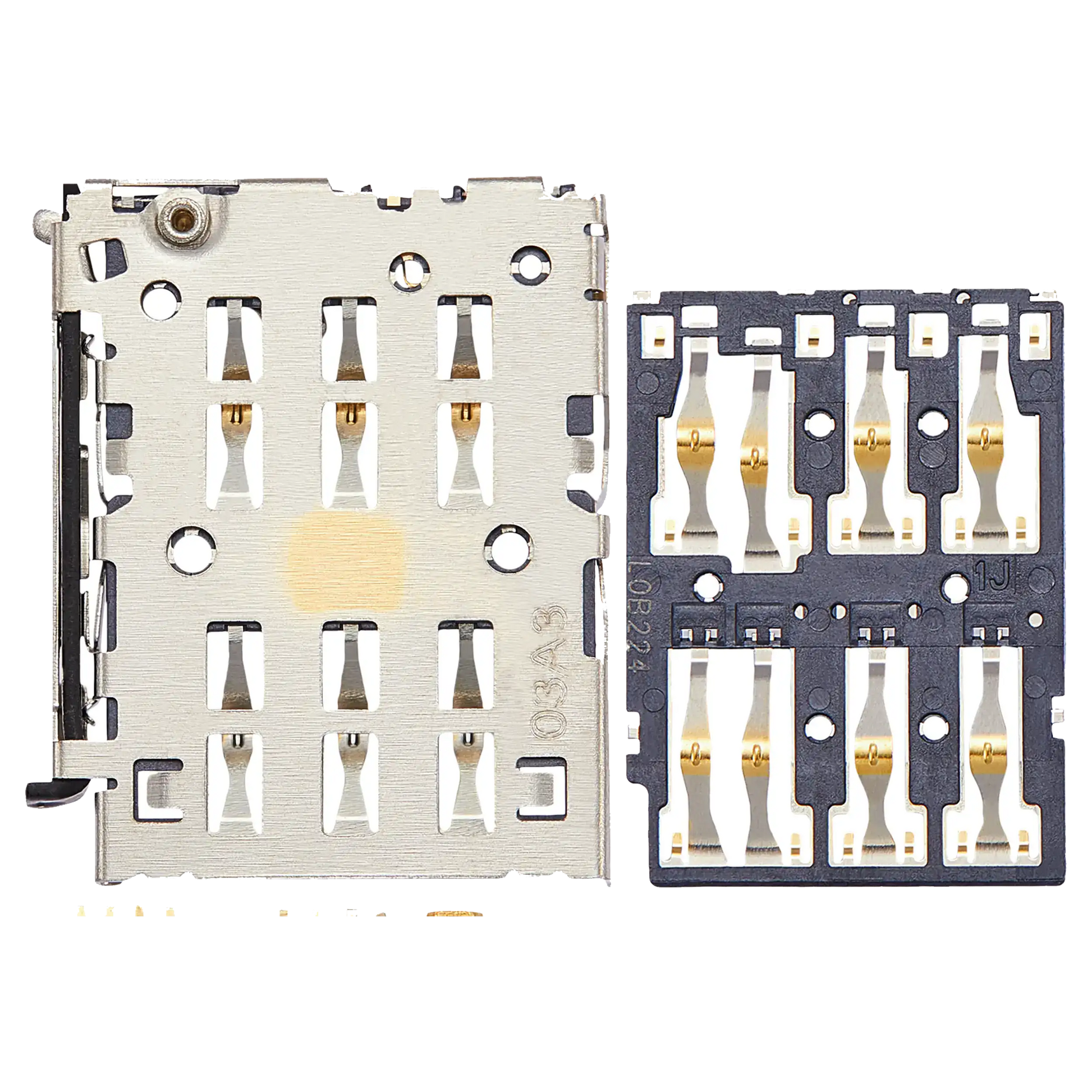 Sim Card Reader For Motorola Moto G200 5G (XT2175 / 2022) (2 Piece Set) replacement part SKU 107082125122 image 1