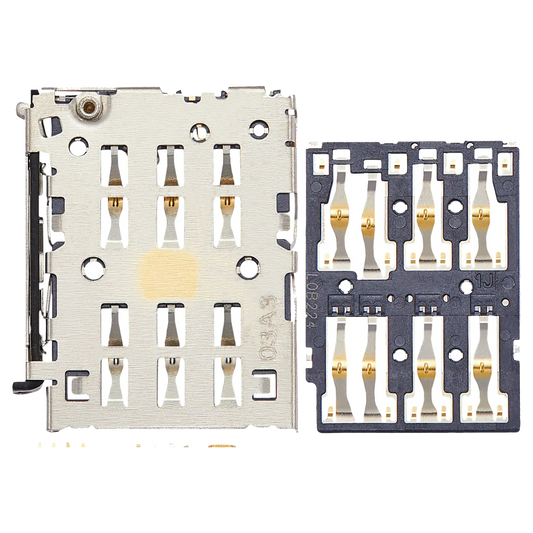 Sim Card Reader For Motorola Moto G200 5G (XT2175 / 2022) (2 Piece Set) replacement part SKU 107082125122 image 1