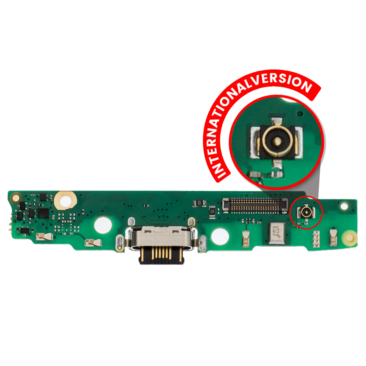 Charging Port With Board For Motorola Moto G7 Power (XT1955 / 2019) / G7 Supra (XT1955-5 / 2019) (International Version) | compatible mobile phone replacement part | SKU 107082064507 | product image 1
