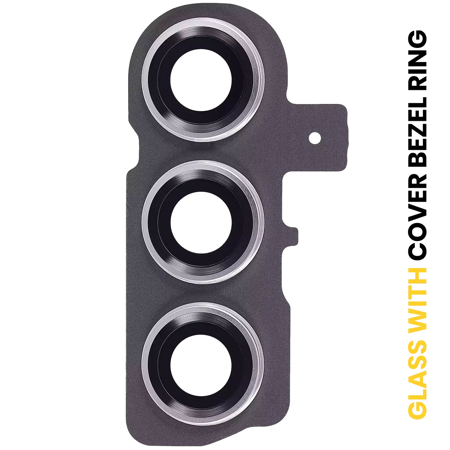 Back Camera Lens With Cover Bezel Ring For Samsung Galaxy S23 5G / S23 Plus 5G (Cream)