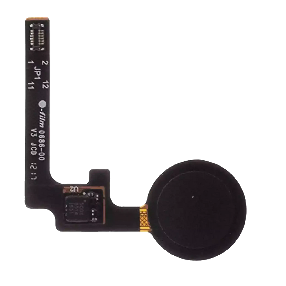 Fingerprint Sensor Flex For Google Pixel 2 (Just Black) - replacement part product view