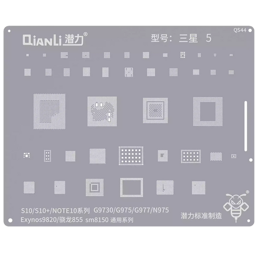 Bumblebee Stencil (QS44) For Samsung Galaxy S10 / S10 Plus / Note 10 (Exynos9820) (Snapdragon855 / SM8150) Universal Series (Qianli)