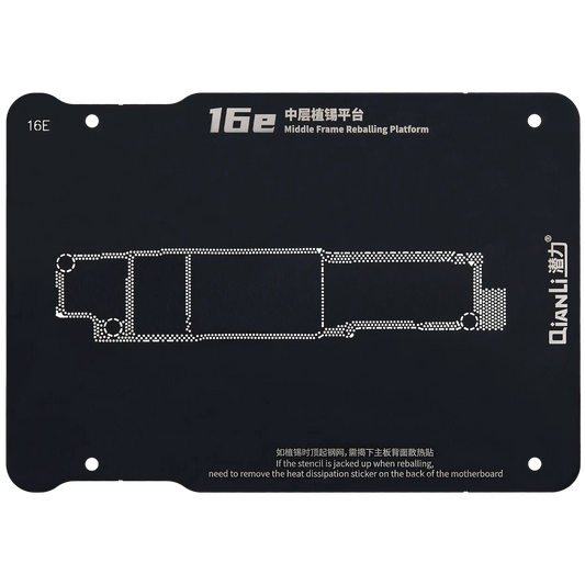 Middle Frame Reballing Platform For iPhone 16e (Qianli) — product photo 1
