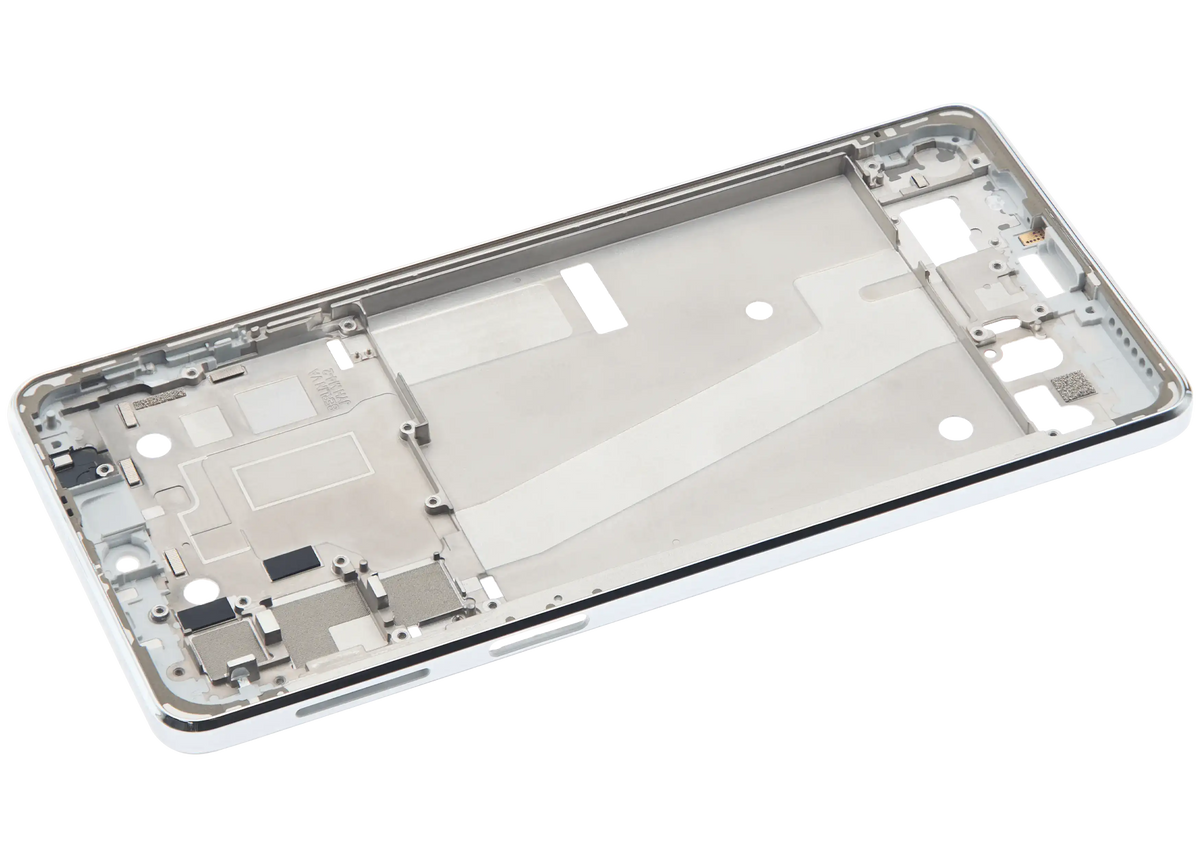 Mid-Frame Housing For Motorola Edge 20 (XT2143 / 2021) (Frosted White) | SKU 109082007524 | image 3