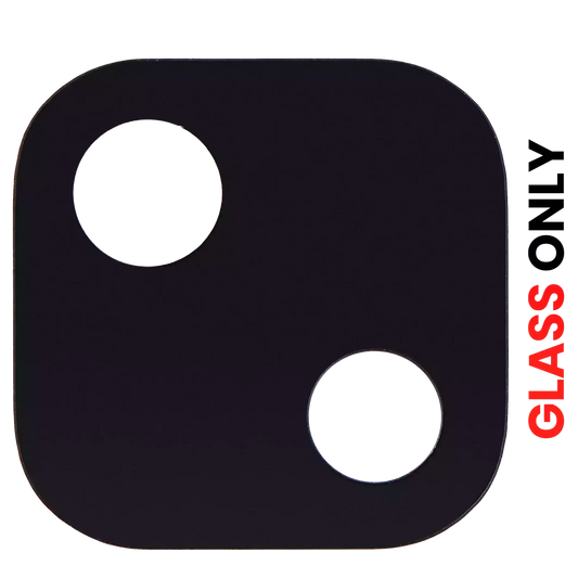 Back Camera Lens (Glass Only) With Adhesive For Google Pixel 4A (Aftermarket Plus) - replacement part product view