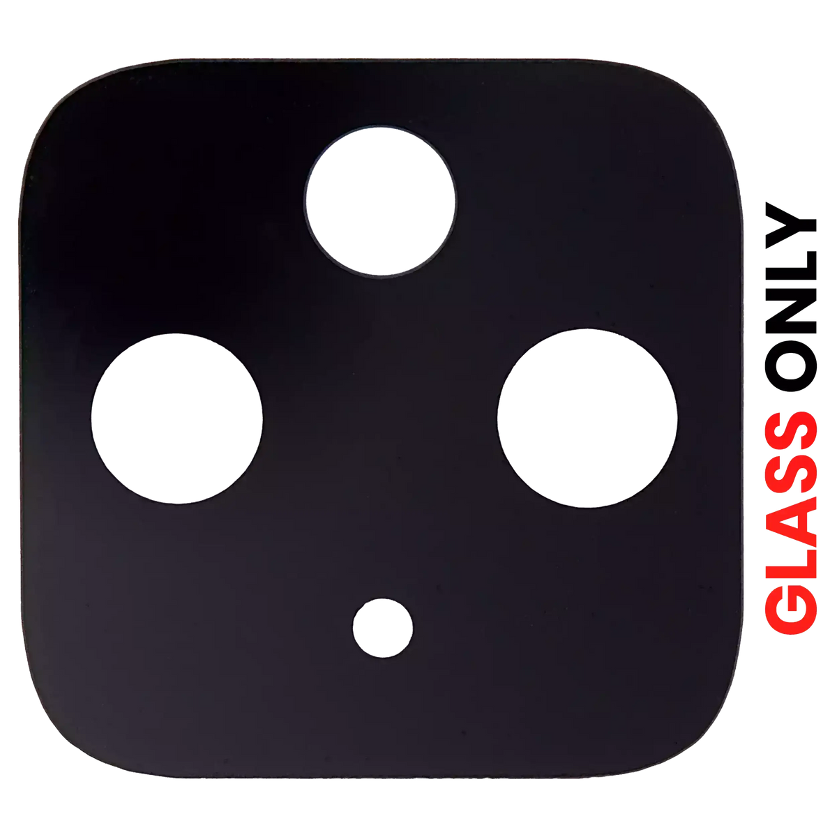 Back Camera Lens (Glass Only) With Adhesive For Google Pixel 4A 5G (Aftermarket Plus) - replacement part product view