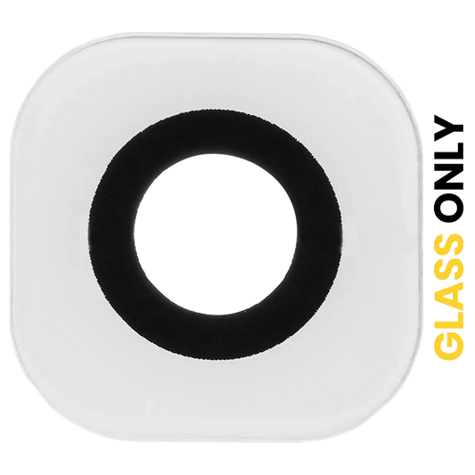 Back Camera Lens (Glass Only) With Adhesive For Samsung Galaxy S6 / S6 Edge (White) (10 Pack)