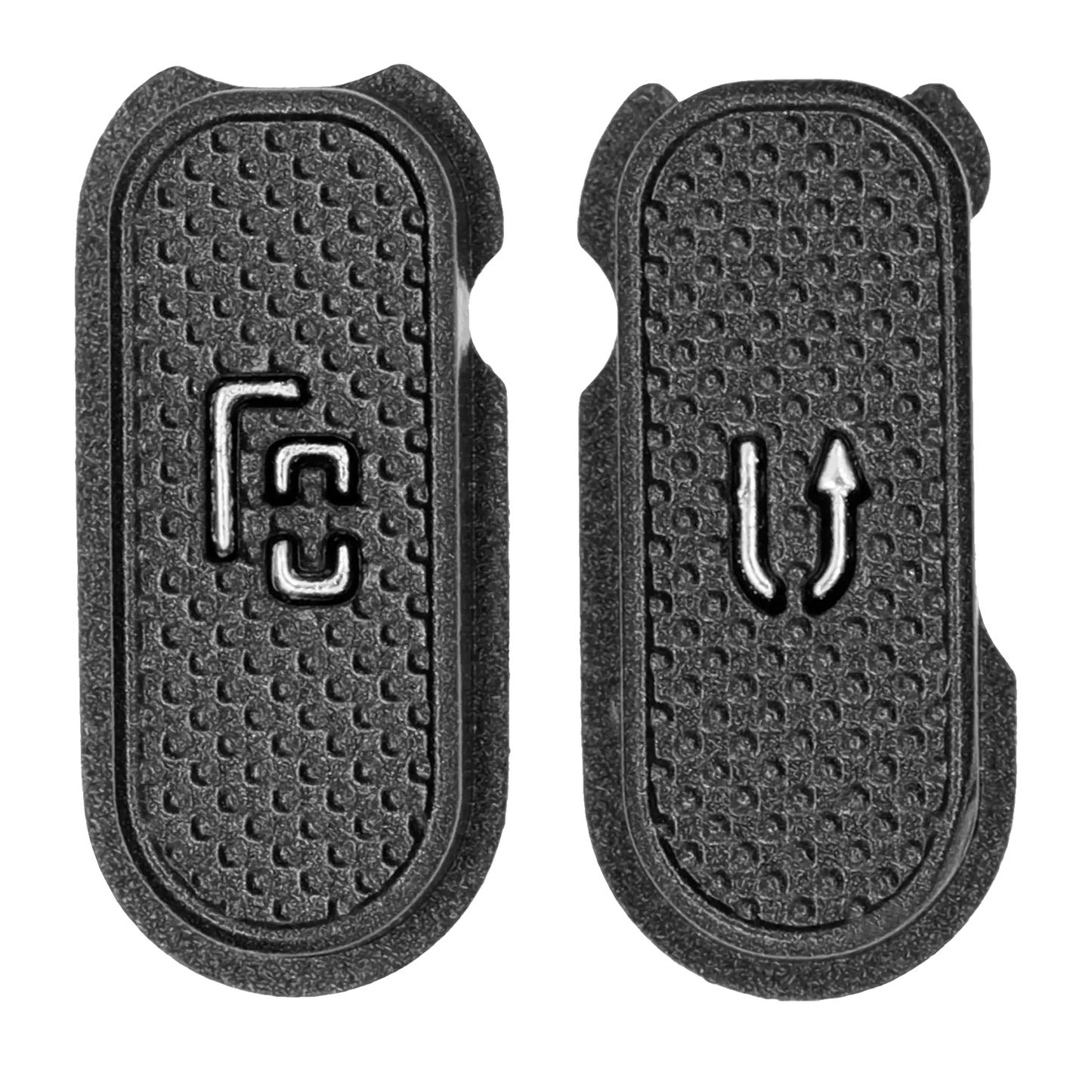 Hard Buttons (Menu / Return) For Samsung Galaxy S7 Active (Titanium Gray)