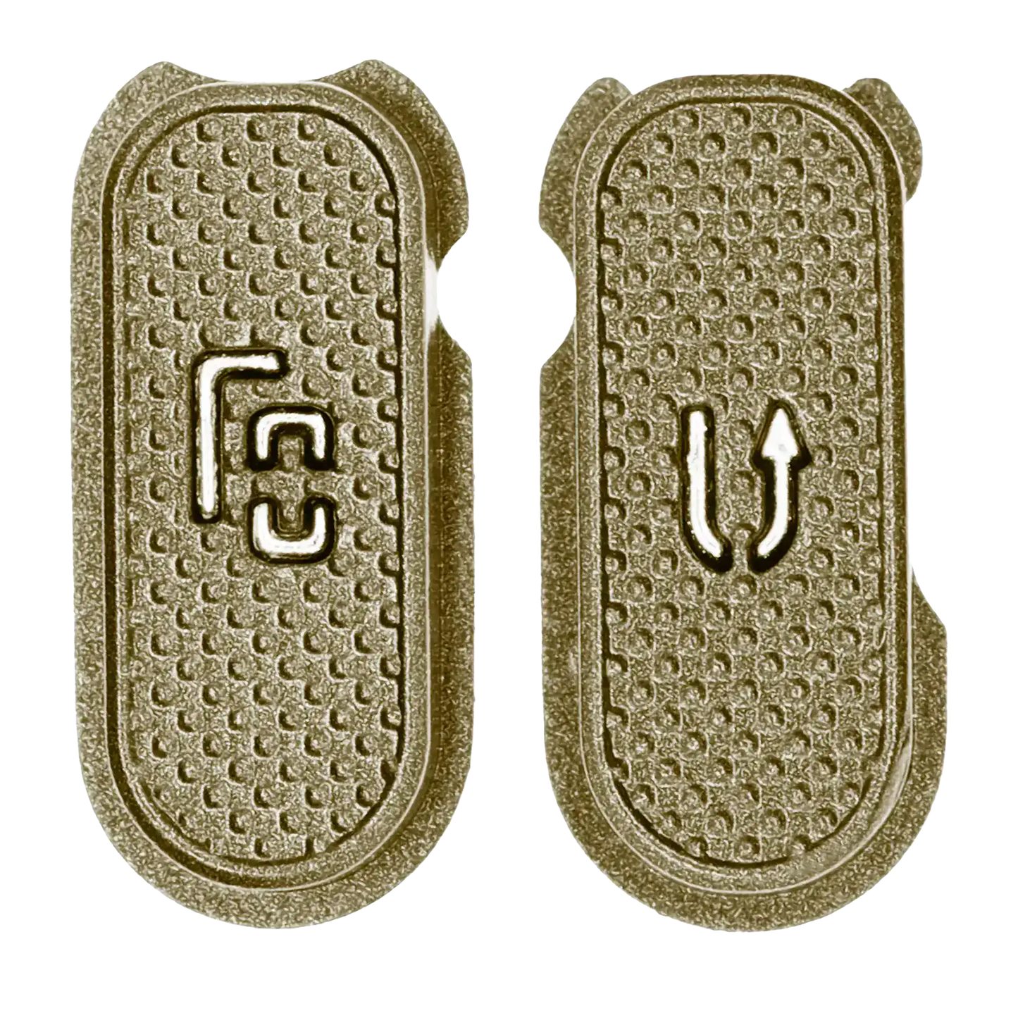 Hard Buttons (Menu / Return) For Samsung Galaxy S7 Active (Sandy Gold)