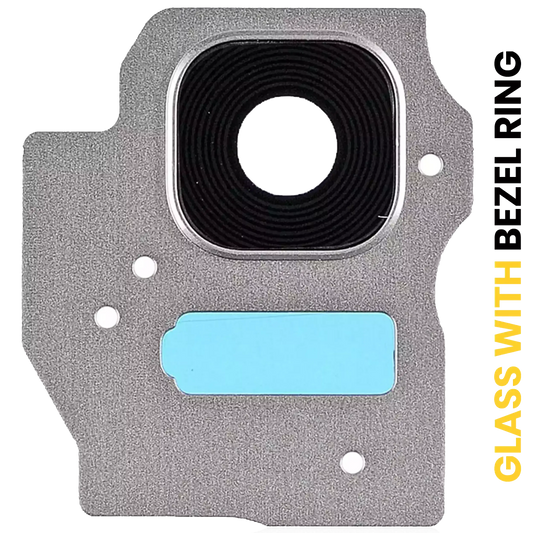 Back Camera Lens With Bezel Ring For Samsung Galaxy S8 Plus (Arctic Silver)