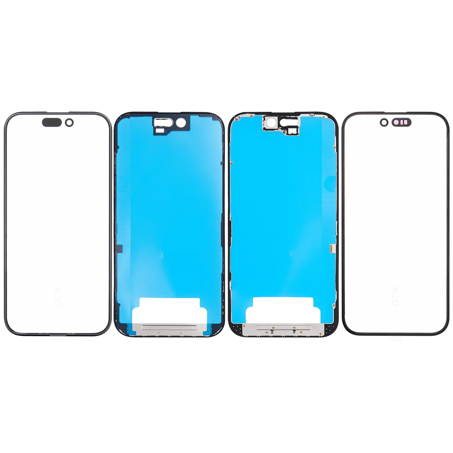 3 in 1 (Glass With OCA Pre-Installed + Frame) For iPhone 16 (OCA Master)