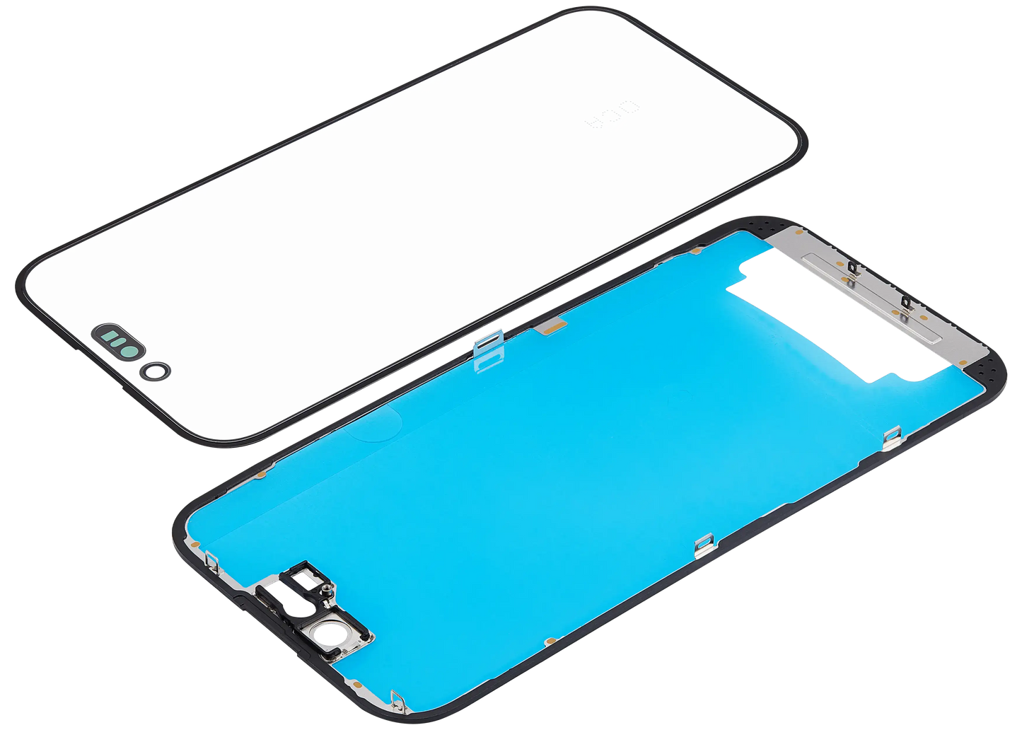 3 in 1 (Glass With OCA Pre-Installed + Frame) For iPhone 16 (OCA Master)