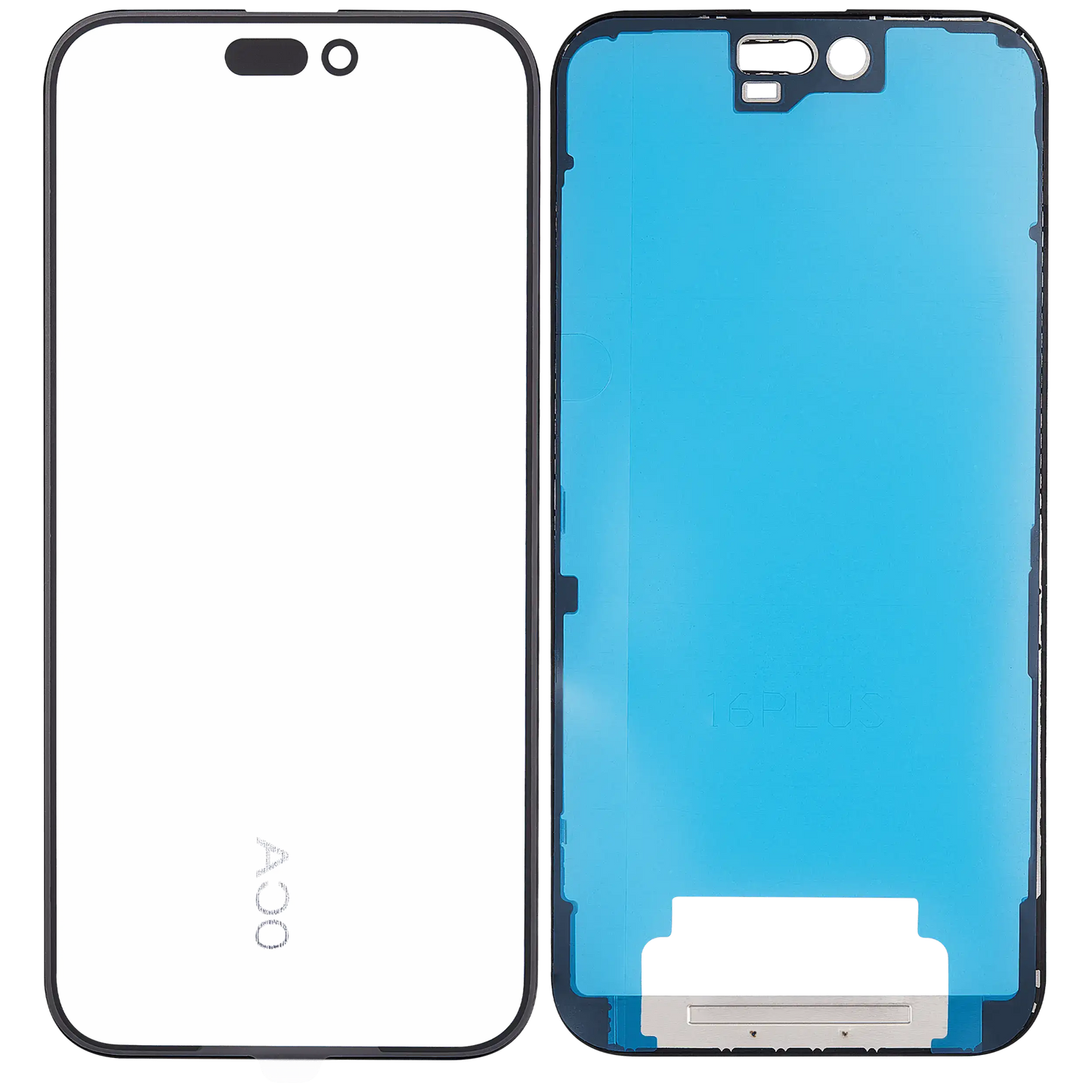 3 in 1 (Glass With OCA Pre-Installed + Frame) For iPhone 16 Plus (OCA Master)