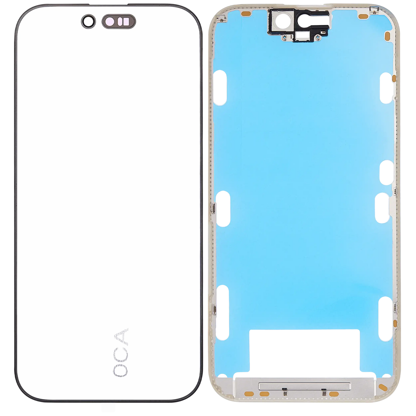 3 in 1 (Glass With OCA Pre-Installed + Frame) For iPhone 16 Pro (OCA Master)