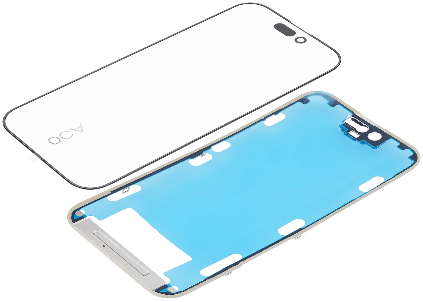 3 in 1 (Glass With OCA Pre-Installed + Frame) For iPhone 16 Pro (OCA Master)