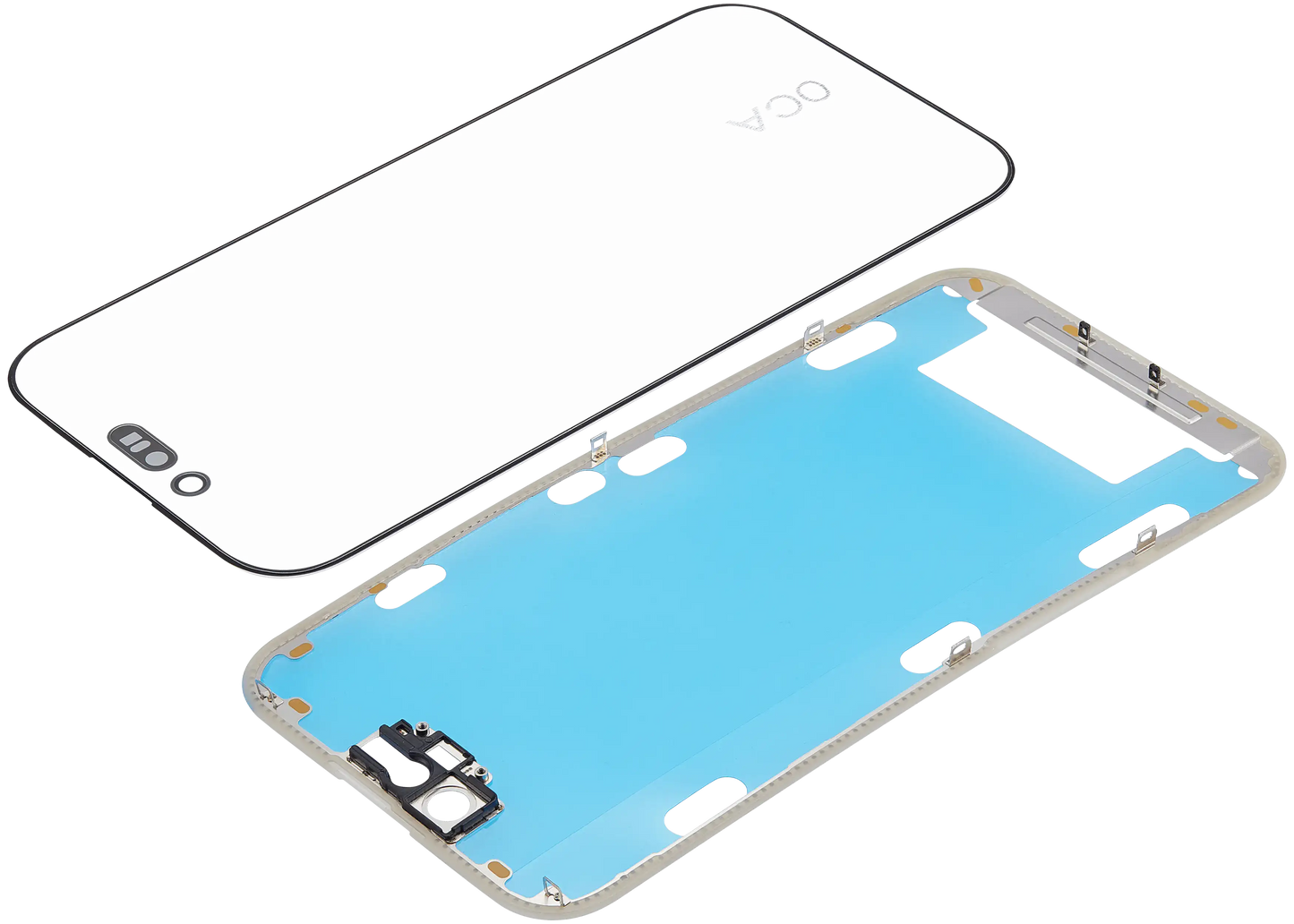 3 in 1 (Glass With OCA Pre-Installed + Frame) For iPhone 16 Pro (OCA Master)