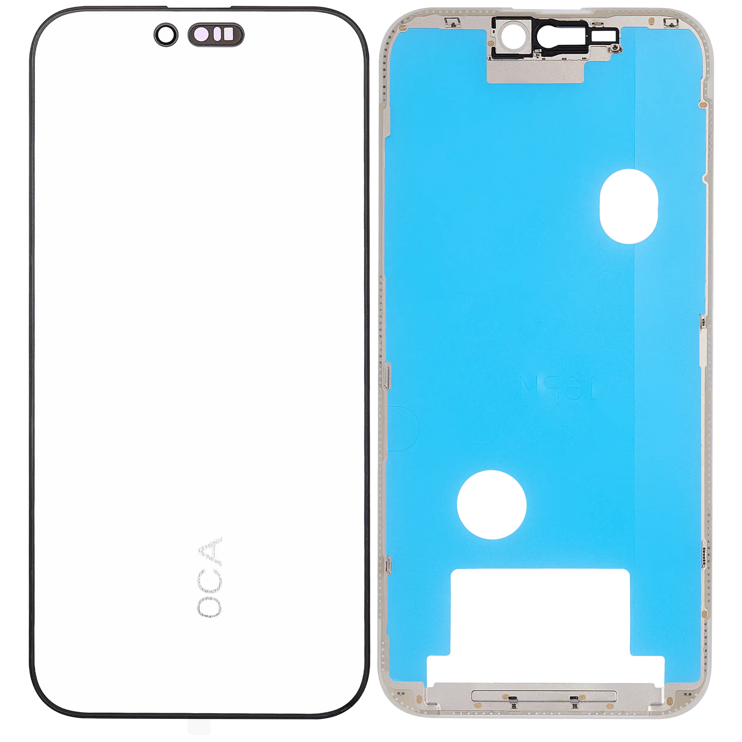 3 in 1 (Glass With OCA Pre-Installed + Frame) For iPhone 16 Pro Max (OCA Master)