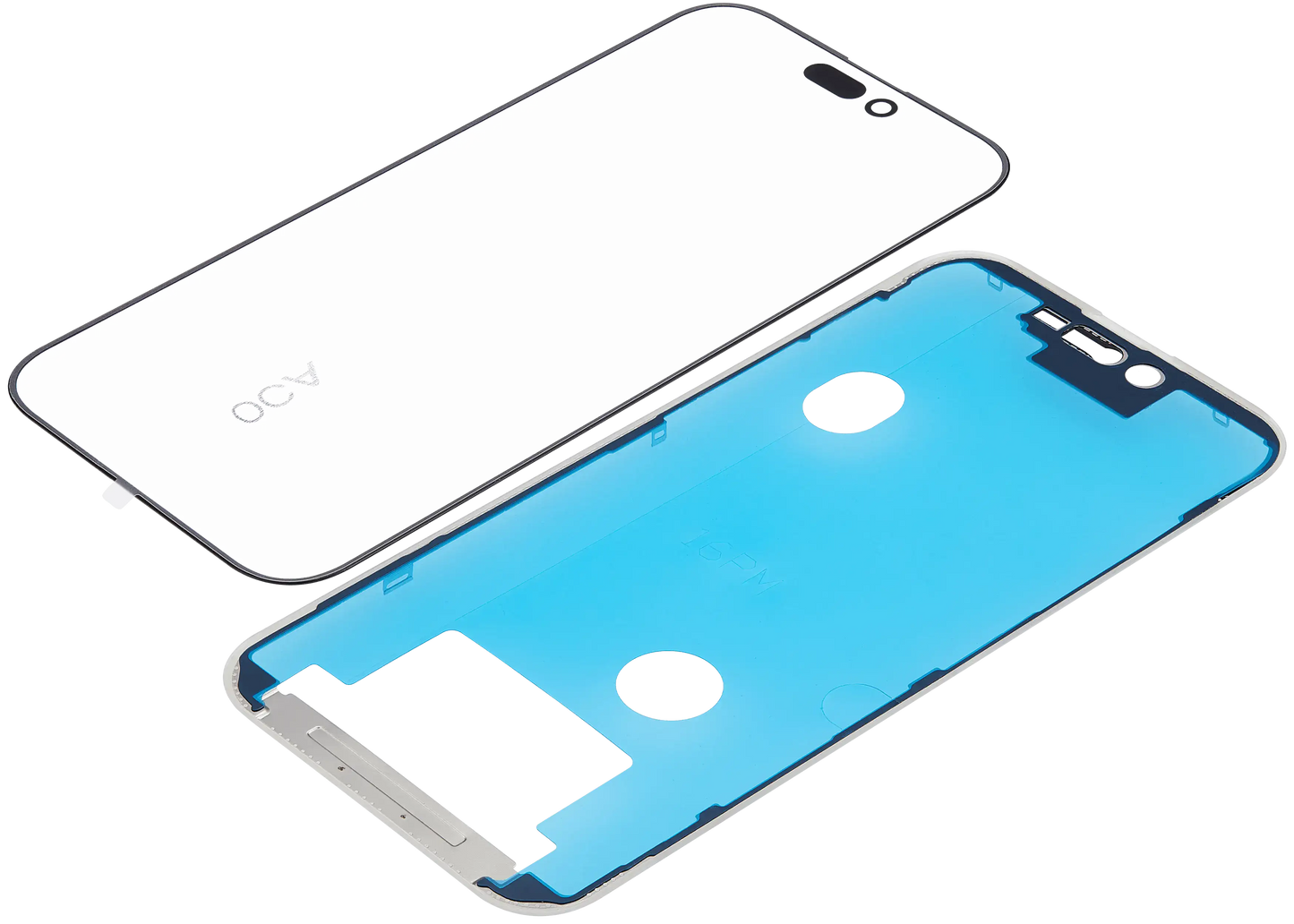 3 in 1 (Glass With OCA Pre-Installed + Frame) For iPhone 16 Pro Max (OCA Master)
