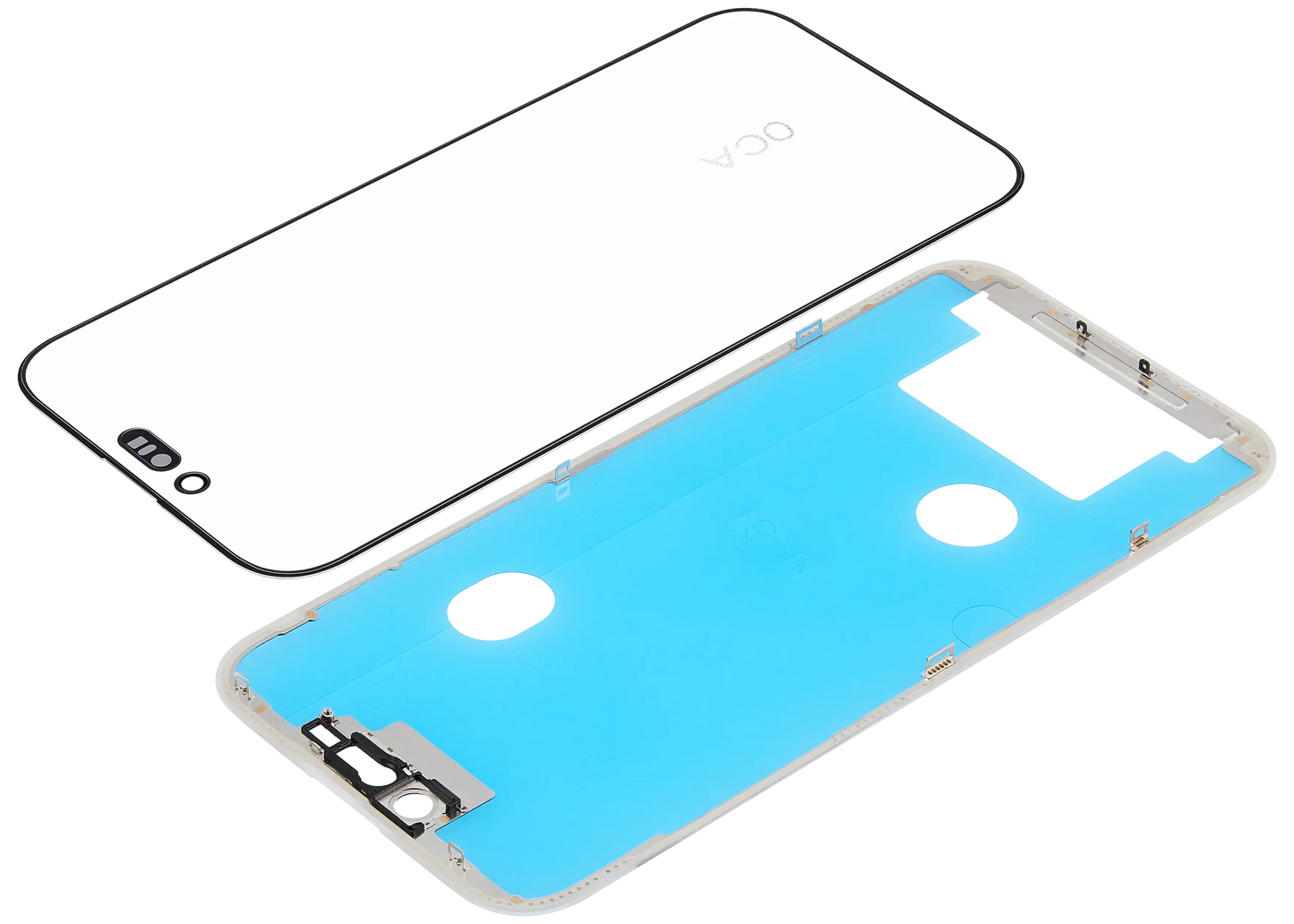 3 in 1 (Glass With OCA Pre-Installed + Frame) For iPhone 16 Pro Max (OCA Master)