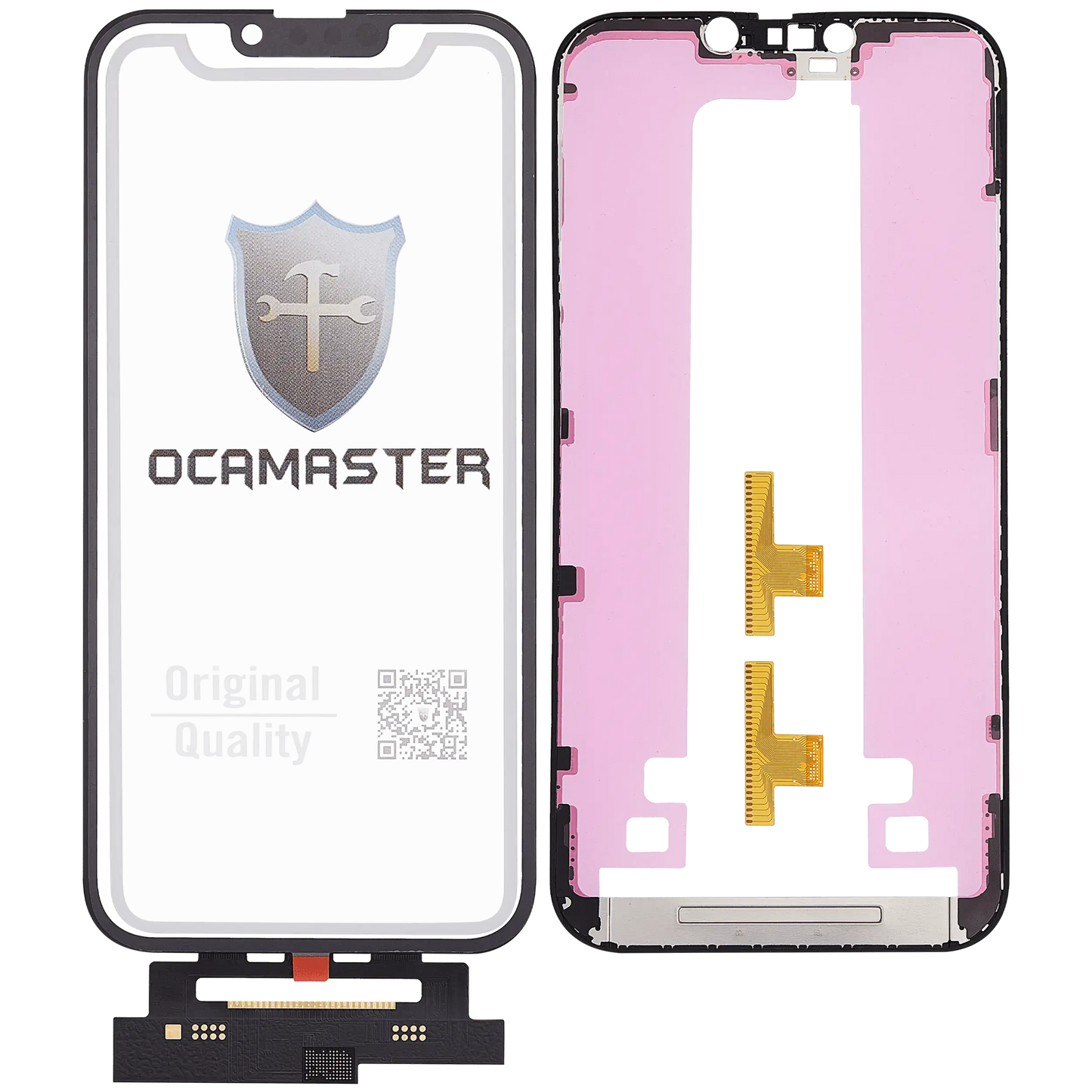 4 in 1 Short Flex (Digitizer Touch With Glass + OCA + Frame Pre-installed) For iPhone 14 Plus (OCA Master)