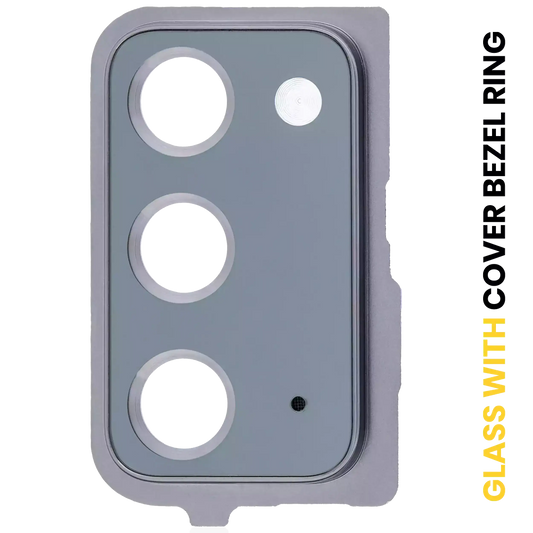 Back Camera Lens With Cover Bezel Ring For Samsung Galaxy Note 20 5G (Mystic Gray)