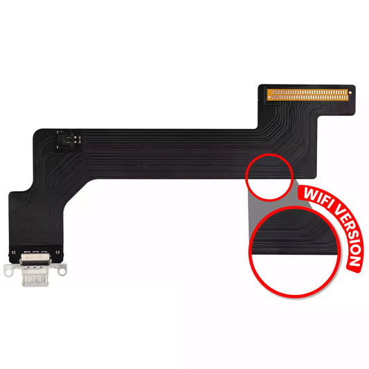 Charging Port Flex Cable For iPad 10 (2022) (WiFi Only) (Aftermarket Plus) (Silver)
