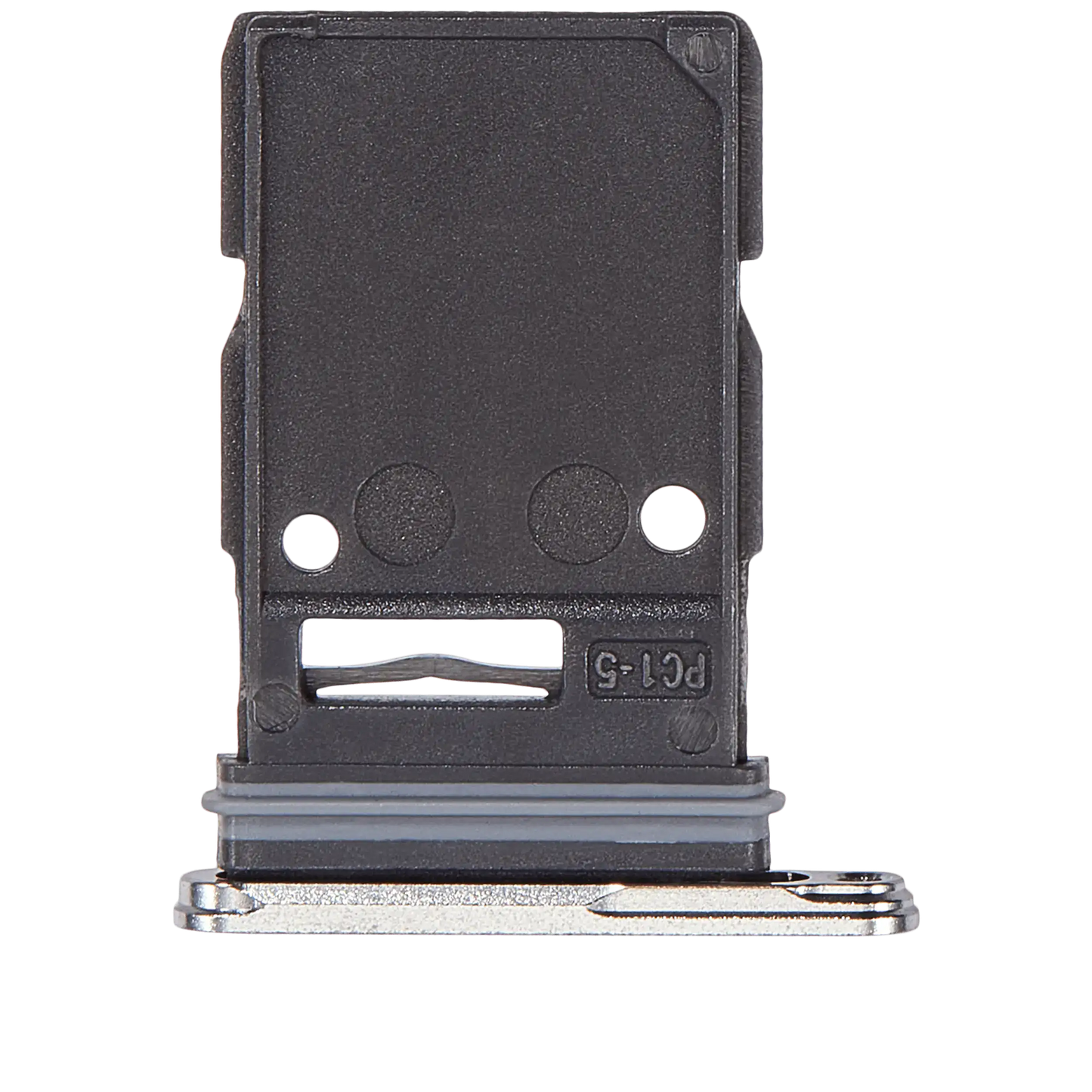 Single Sim Card Tray For Samsung Galaxy S25 Edge (S937) (Premium) (Titanium Silver)