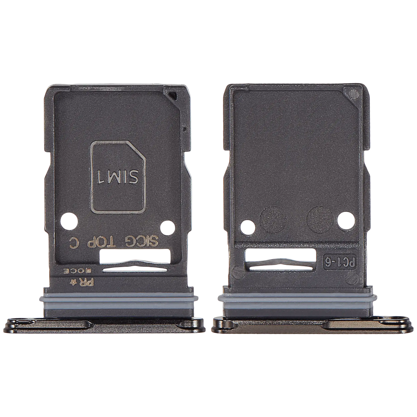 Single Sim Card Tray For Samsung Galaxy S25 Edge (S937) (Premium) (Titanium Jetblack)