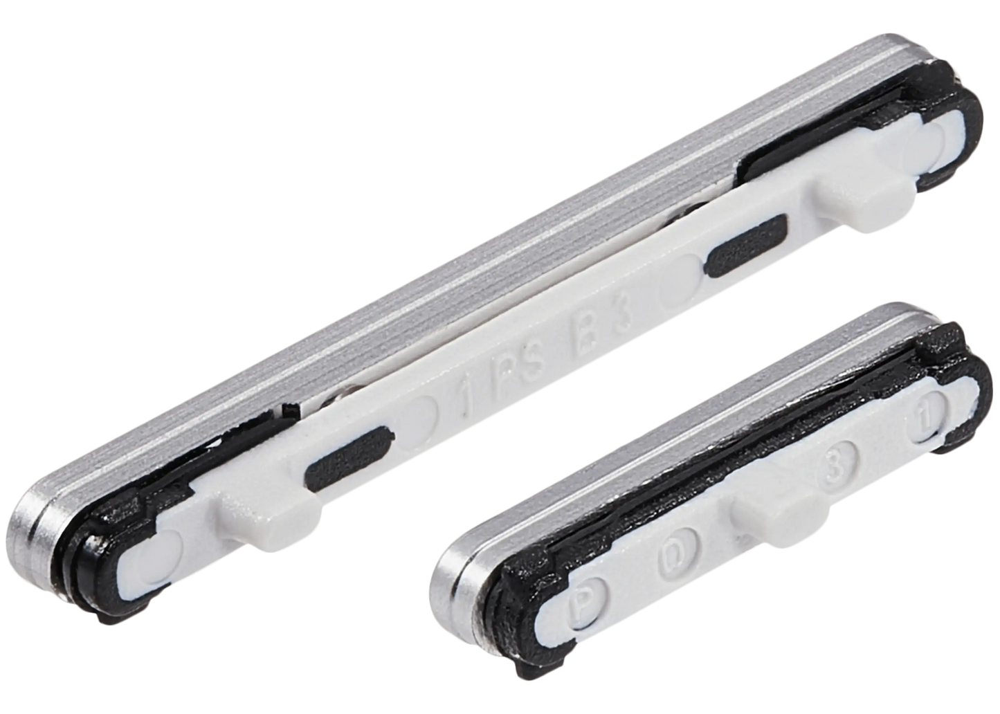Hard Buttons (Power / Volume) For Samsung Galaxy S25 Edge (S937) (Premium) (Titanium Silver)