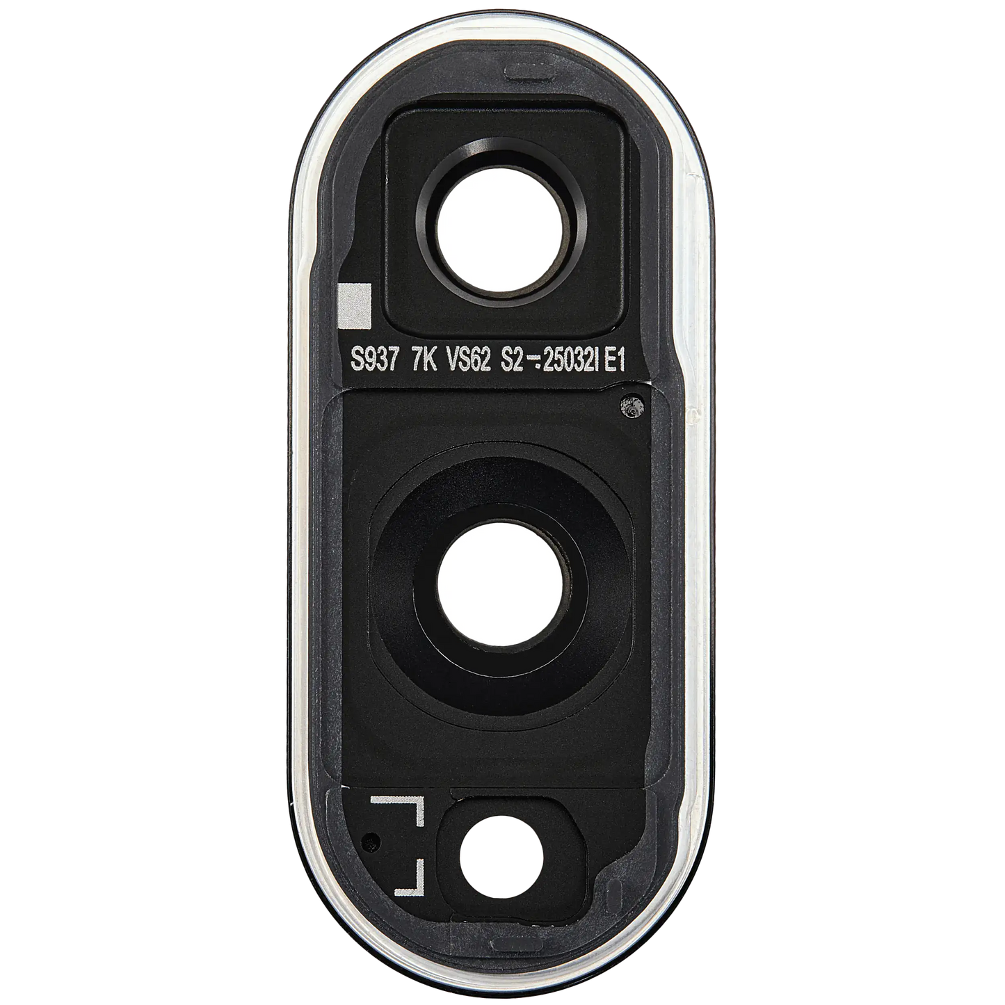 Back Camera Lens With Cover Bezel Ring For Samsung Galaxy S25 Edge (S937) (Titanium Jetblack)
