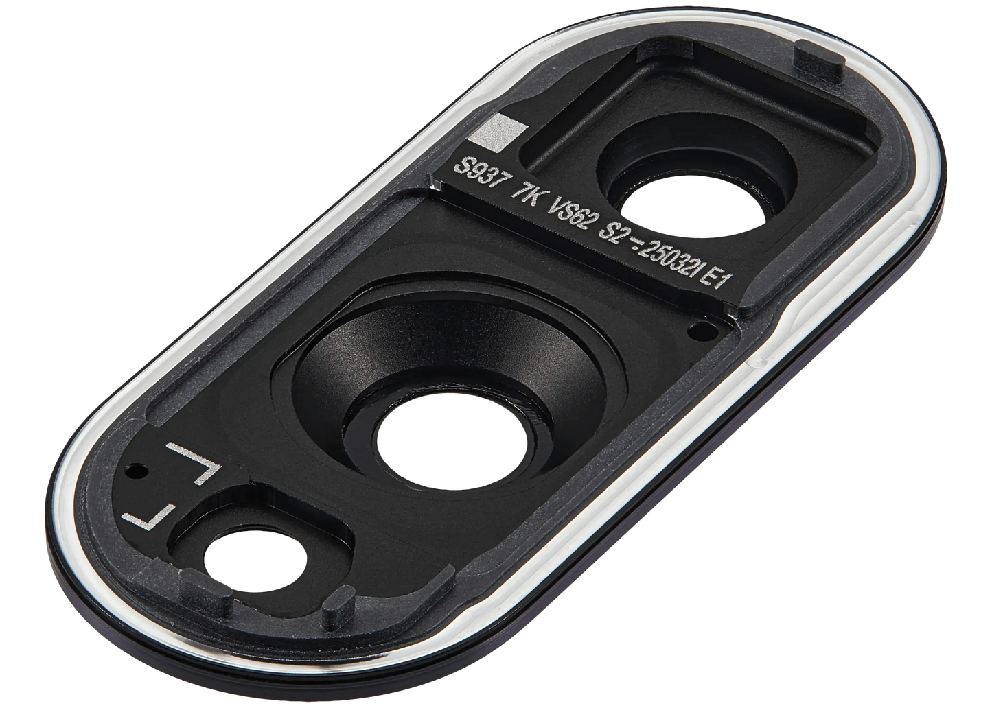 Back Camera Lens With Cover Bezel Ring For Samsung Galaxy S25 Edge (S937) (Titanium Jetblack)