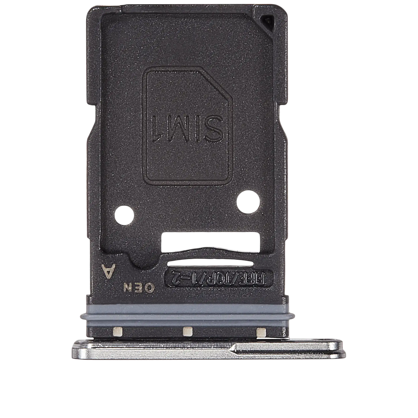 Single Sim Card Tray For Samsung Galaxy Z Fold 7 (F966) (Premium) (Silver Shadow)
